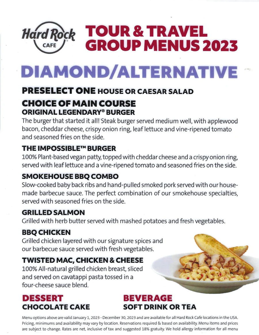 HardRock Cafe Preset Menu for VOTG